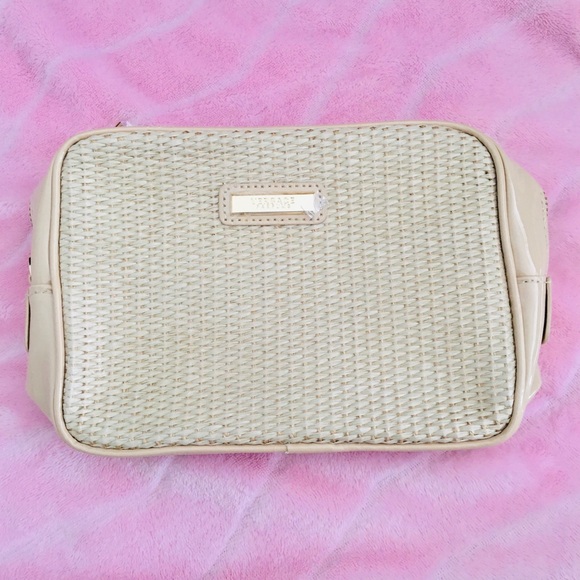 Versace Handbags - VERSACE PARFUMS Patent Make up/Travel Bag NWOT